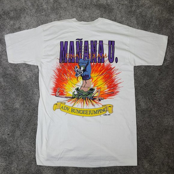 Senor Lopez Other - Vintage Senor Lopez Shirt Mens Large L White T Tee Manana U Single Stitch